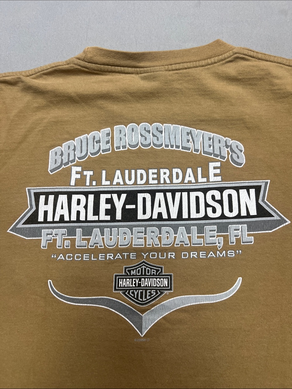 Harley-Davidson Short Sleeve Pocket Tee - Tan
